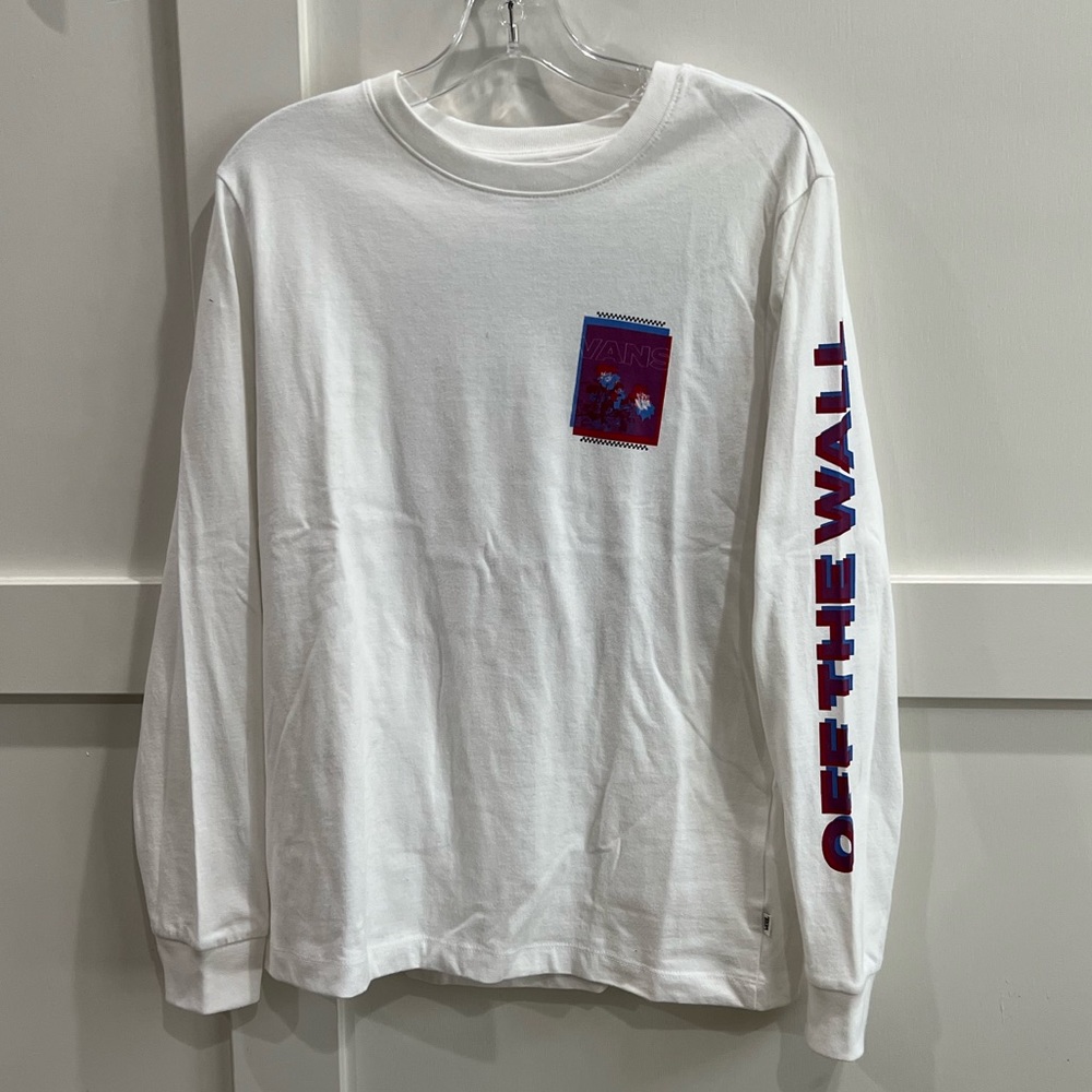 Vans LS White size Medium